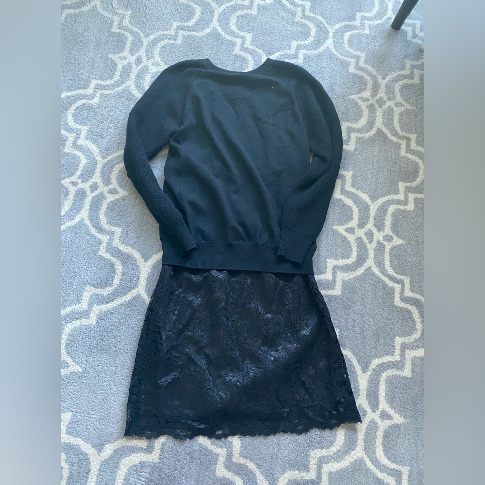 Sacai Luck Sweater with built In Lace Skirt..love but I'm too short for it